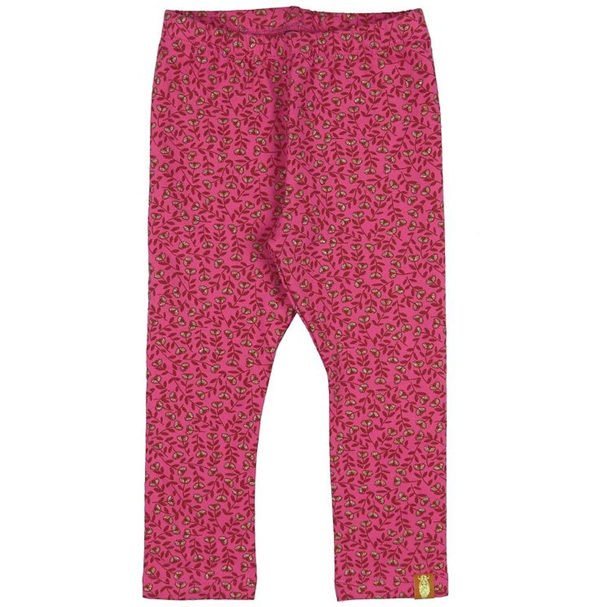 Danefæ Leggings - DaneAndrea - Pink m. Blomster