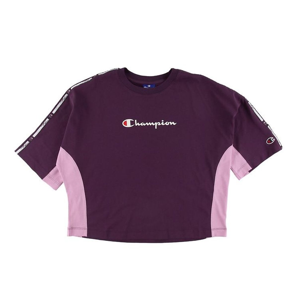 Champion Fashion T-shirt - Crop - Lilla m. Logo