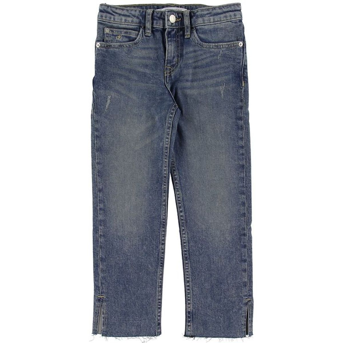 Calvin Klein Jeans - Slim Crop - Blå Denim