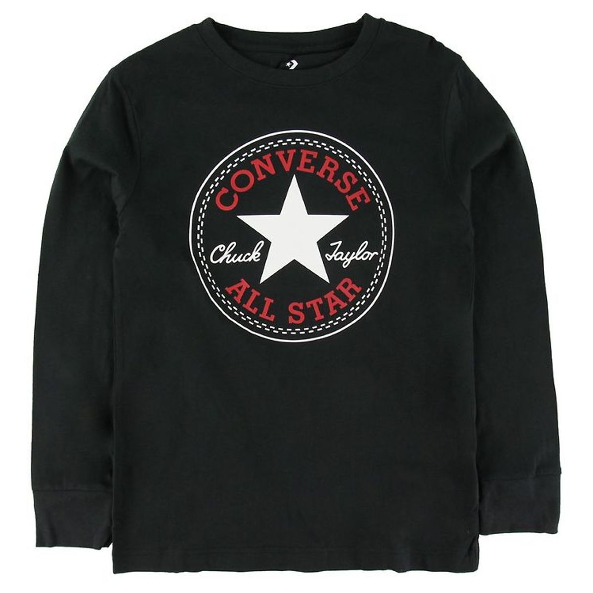 Converse Bluse - Sort m. Logo