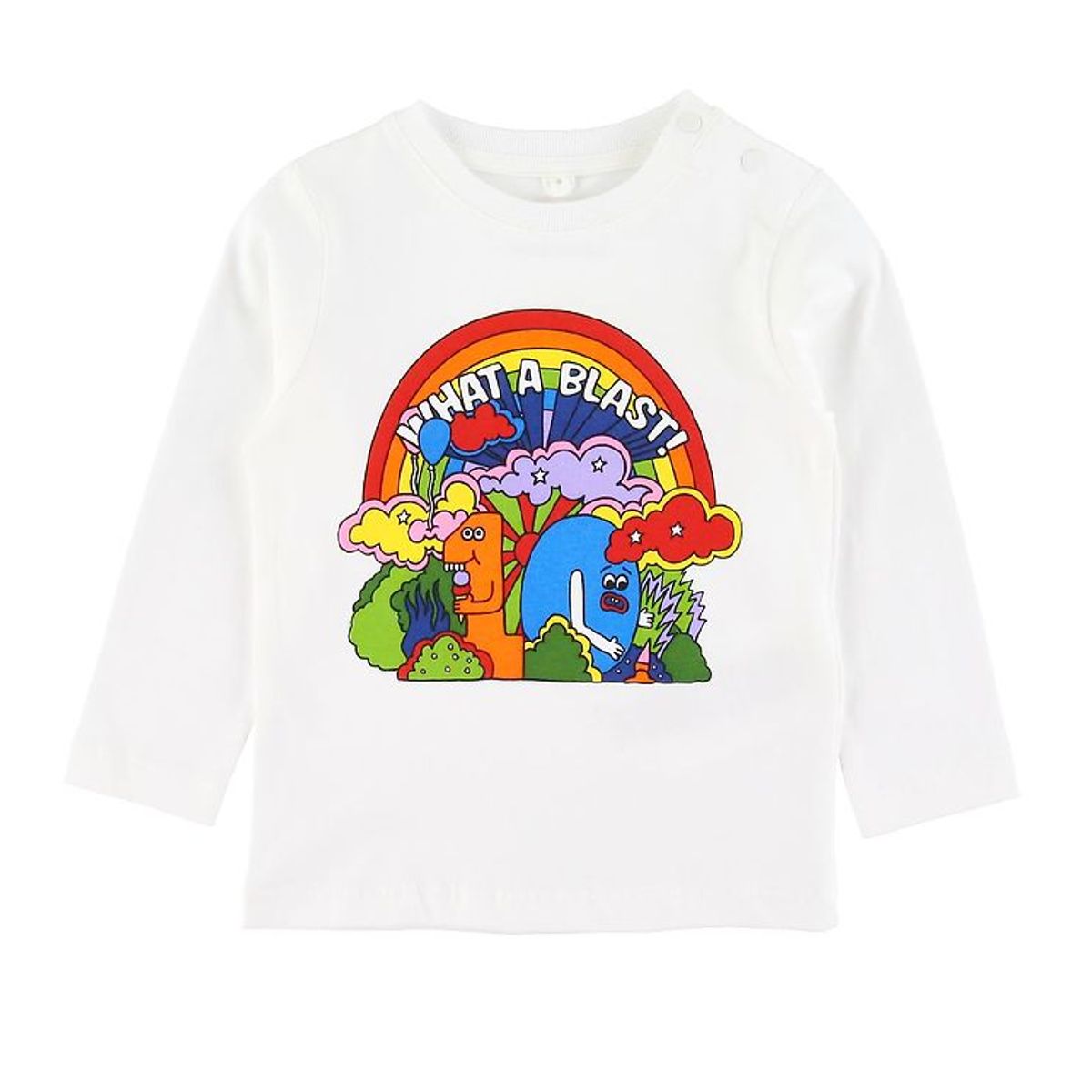 Stella McCartney Kids Bluse - What A Blast - Hvid