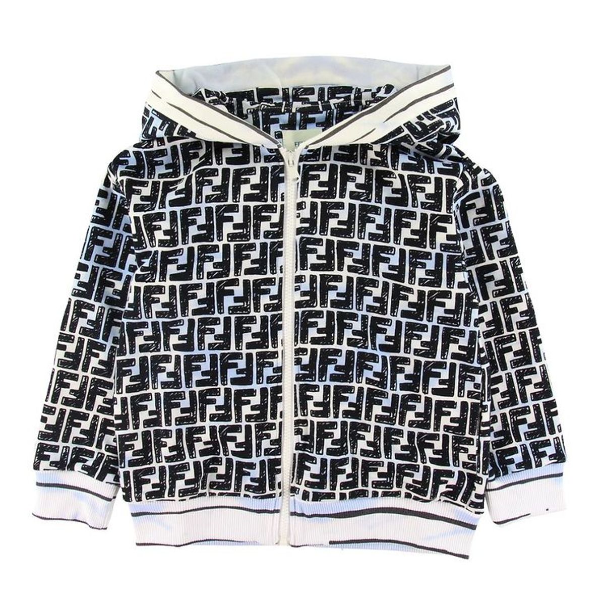 Fendi Cardigan - Lyseblå m. Logo