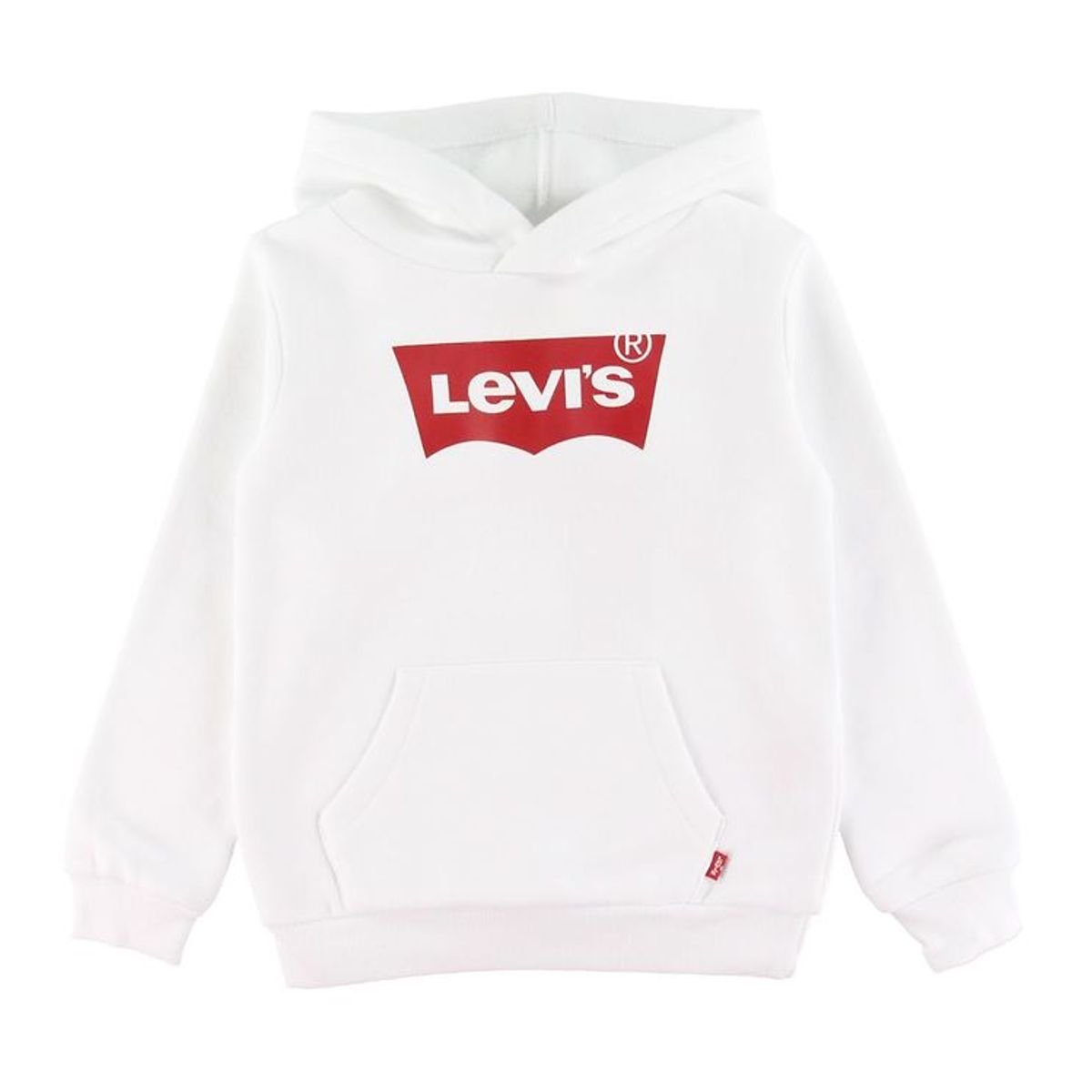 Levis Hættetrøje - Batwing - Hvid m. Logo