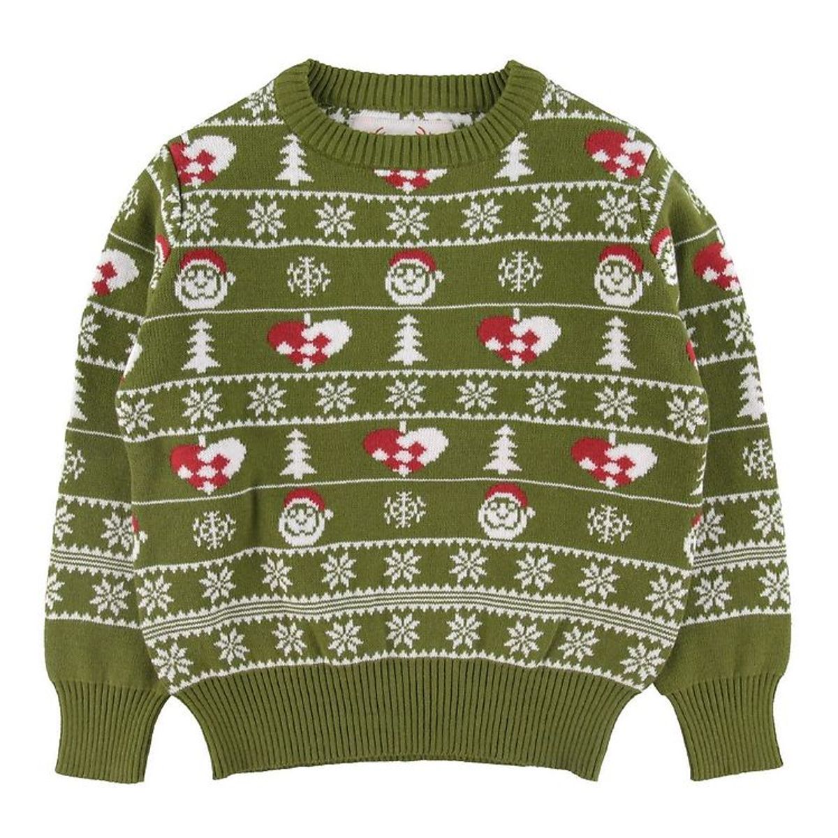 Jule-Sweaters Bluse - Den Stilede Julesweater - Grøn