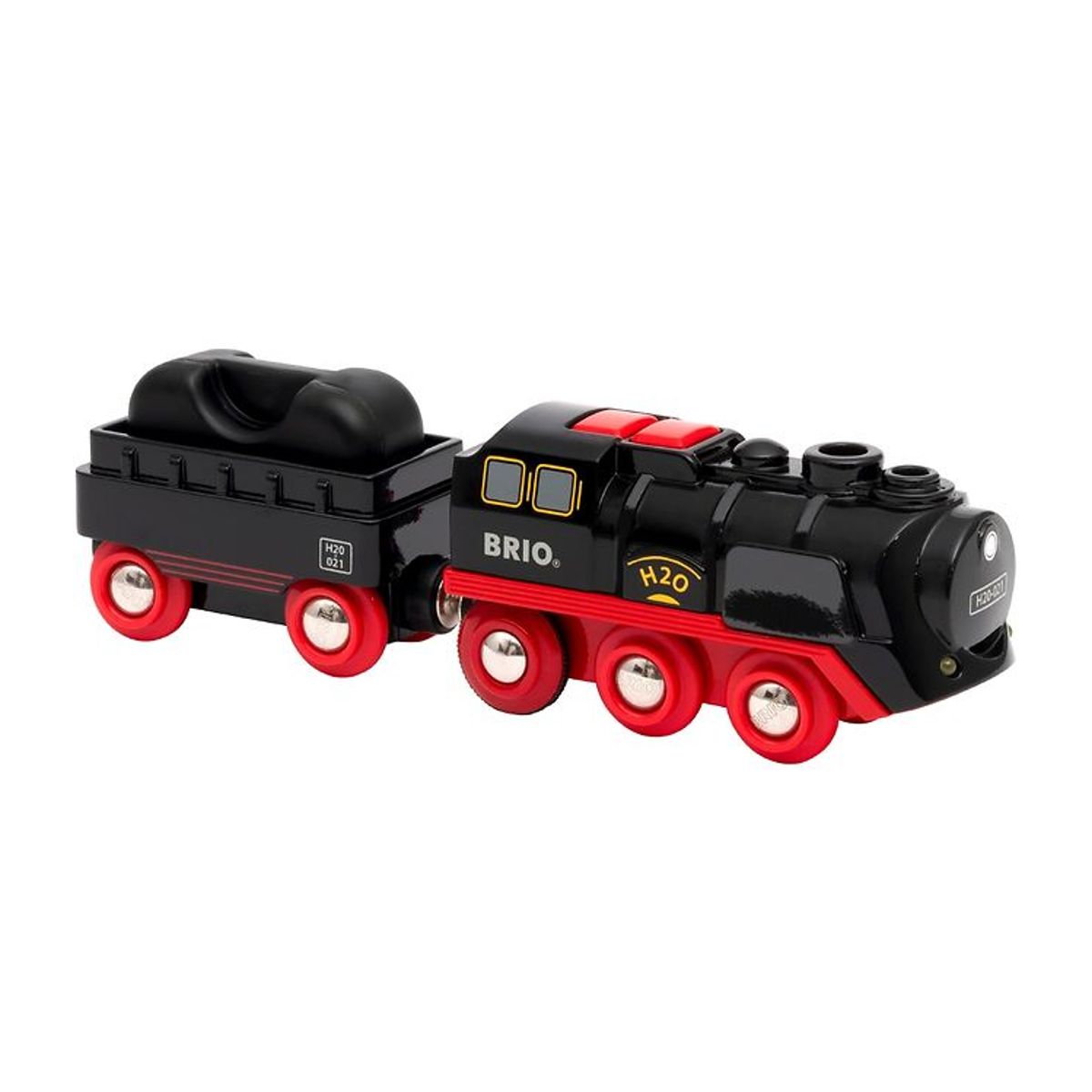 BRIO World Tog - 3 Dele - Battery-Operated Steaming Train 33884