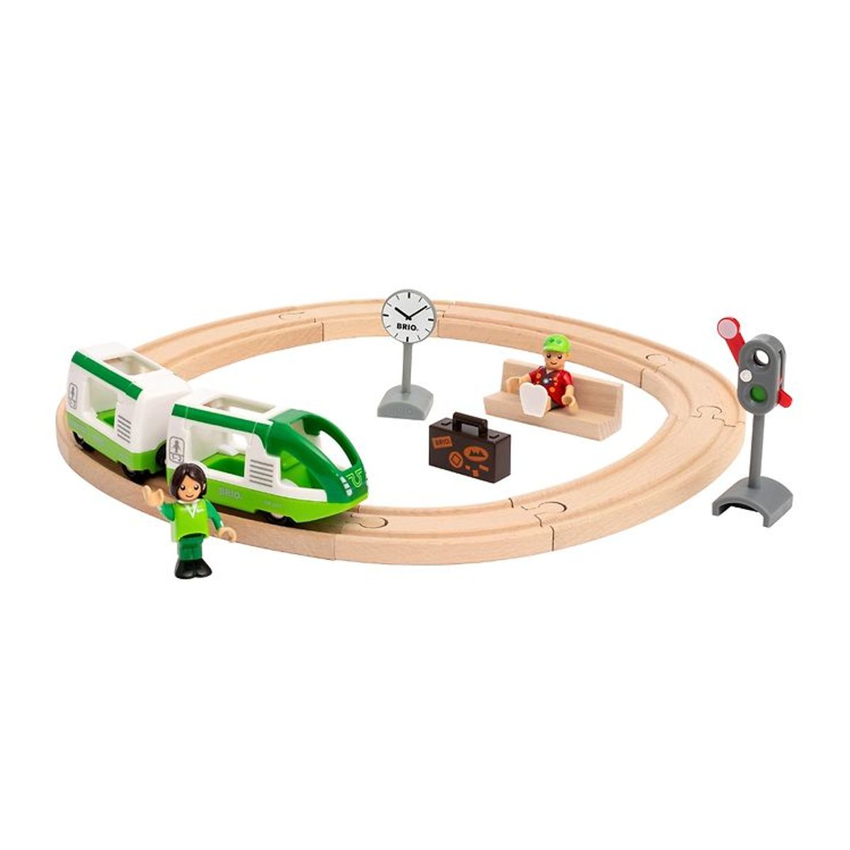 BRIO World Togbanesæt - 16 Dele - Circle Train 33847