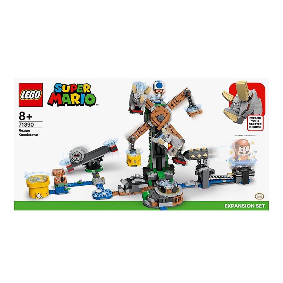 LEGO ® Super Mario - Reznor-væltning - Udvidelsessæt - 71390 - 8