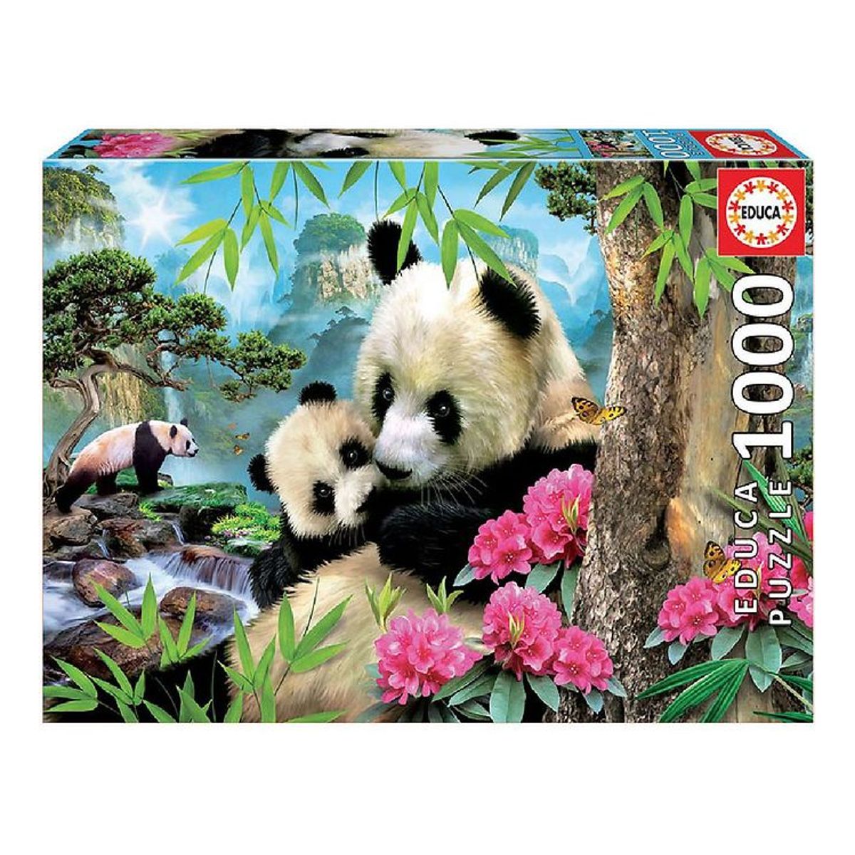 Educa Puslespil - 1000 Brikker - Morning Panda