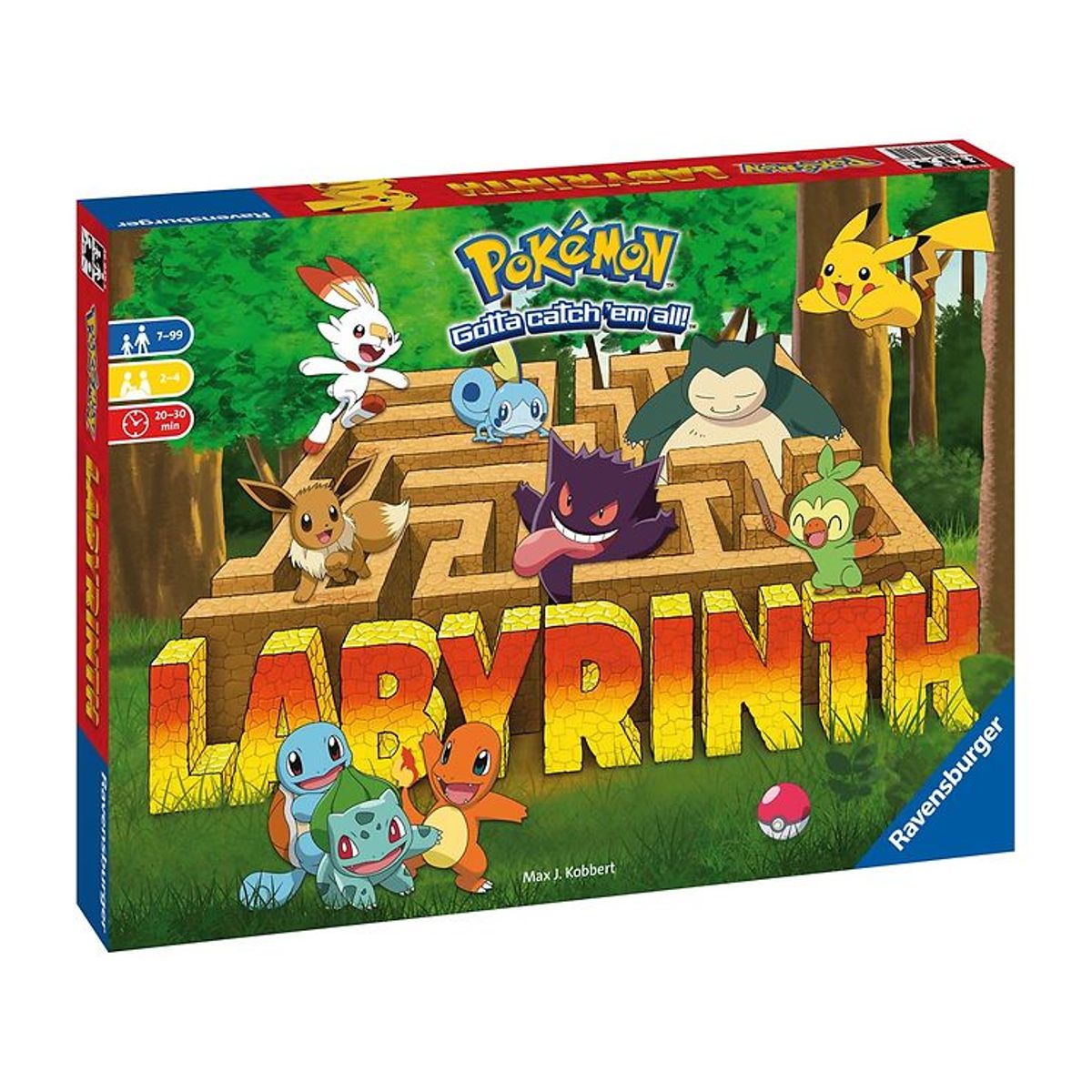 Ravensburger Spil - Labyrinth - Pokémon