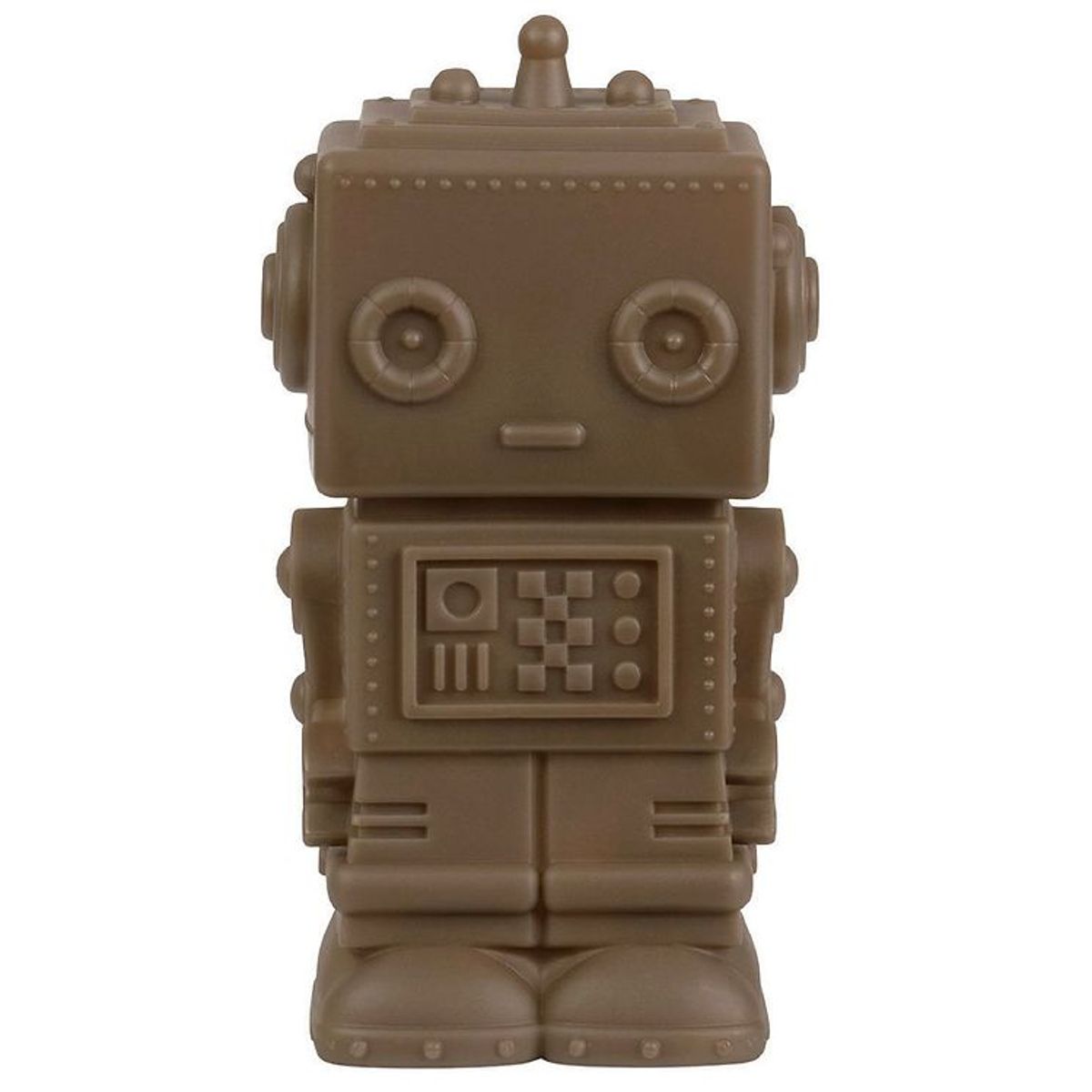 A Little Lovely Company Sparegris - 16 cm - Robot - Ash Brown