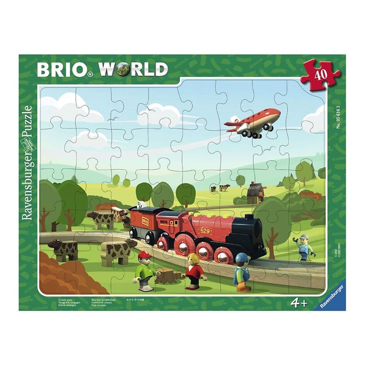 Ravensburger Puslespil - 40 Brikker - BRIO Mighty Red