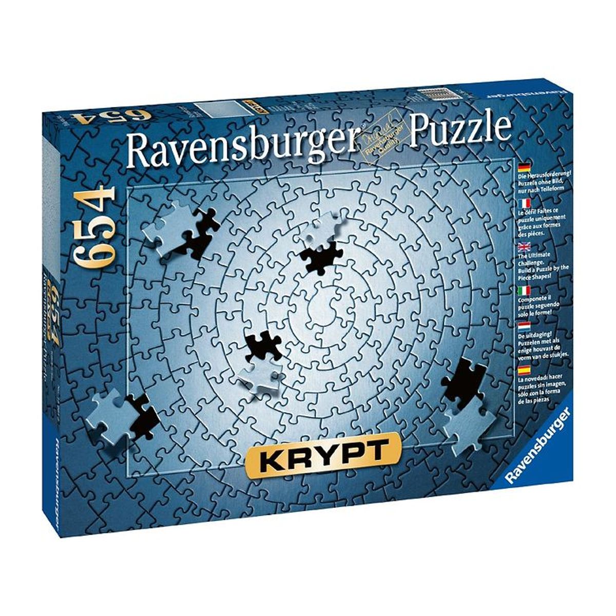 Ravensburger Puslespil - 654 Brikker - Krypt