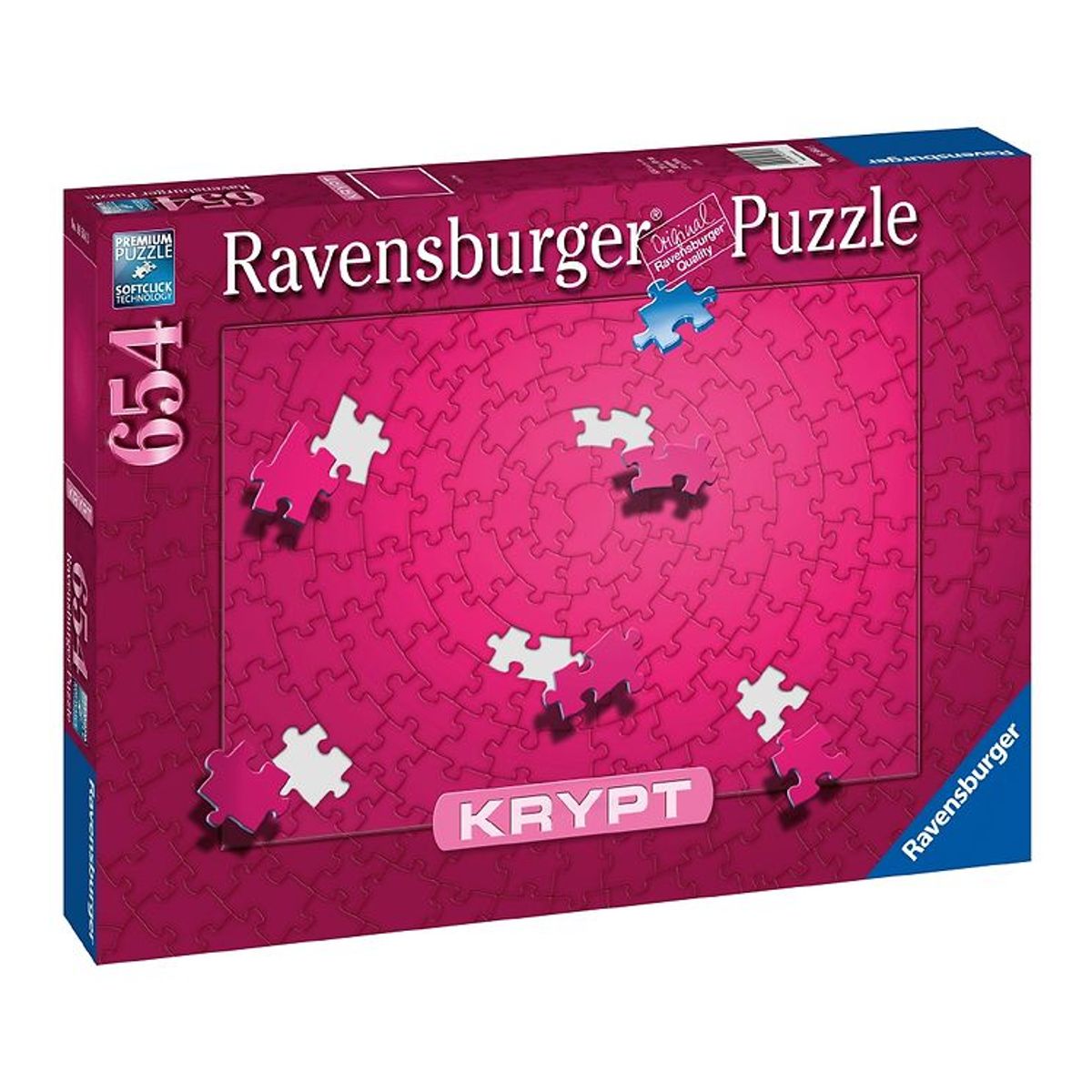 Ravensburger Puslespil - 654 Brikker - Pink Krypt