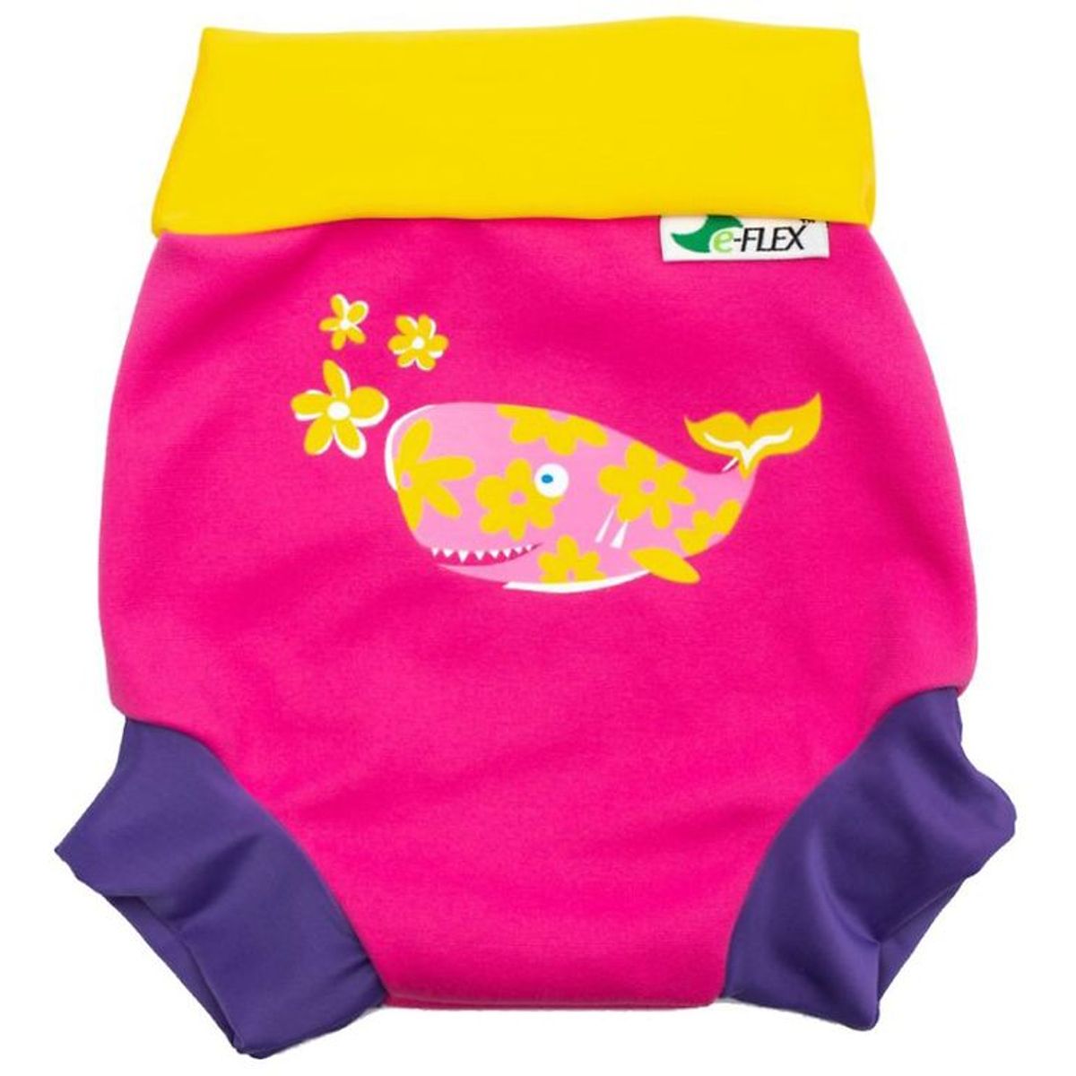 Konfidence Blebadebukser - UV50+ - Swim Nappy - Pink/Yellow Joni