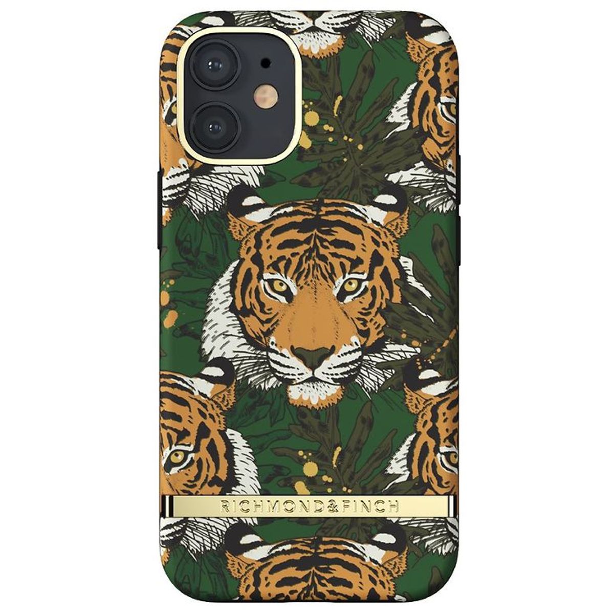 Richmond & Finch Cover - iPhone 12 Mini - Green Tiger