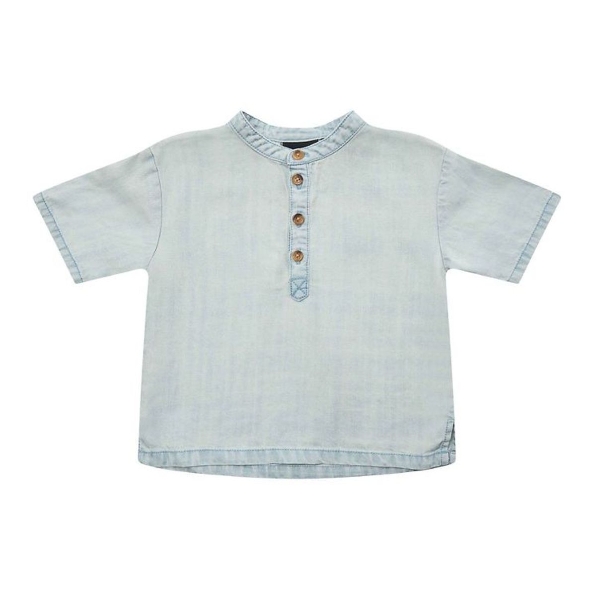 Petit by Sofie Schnoor T-shirt - Blå m. Knapper