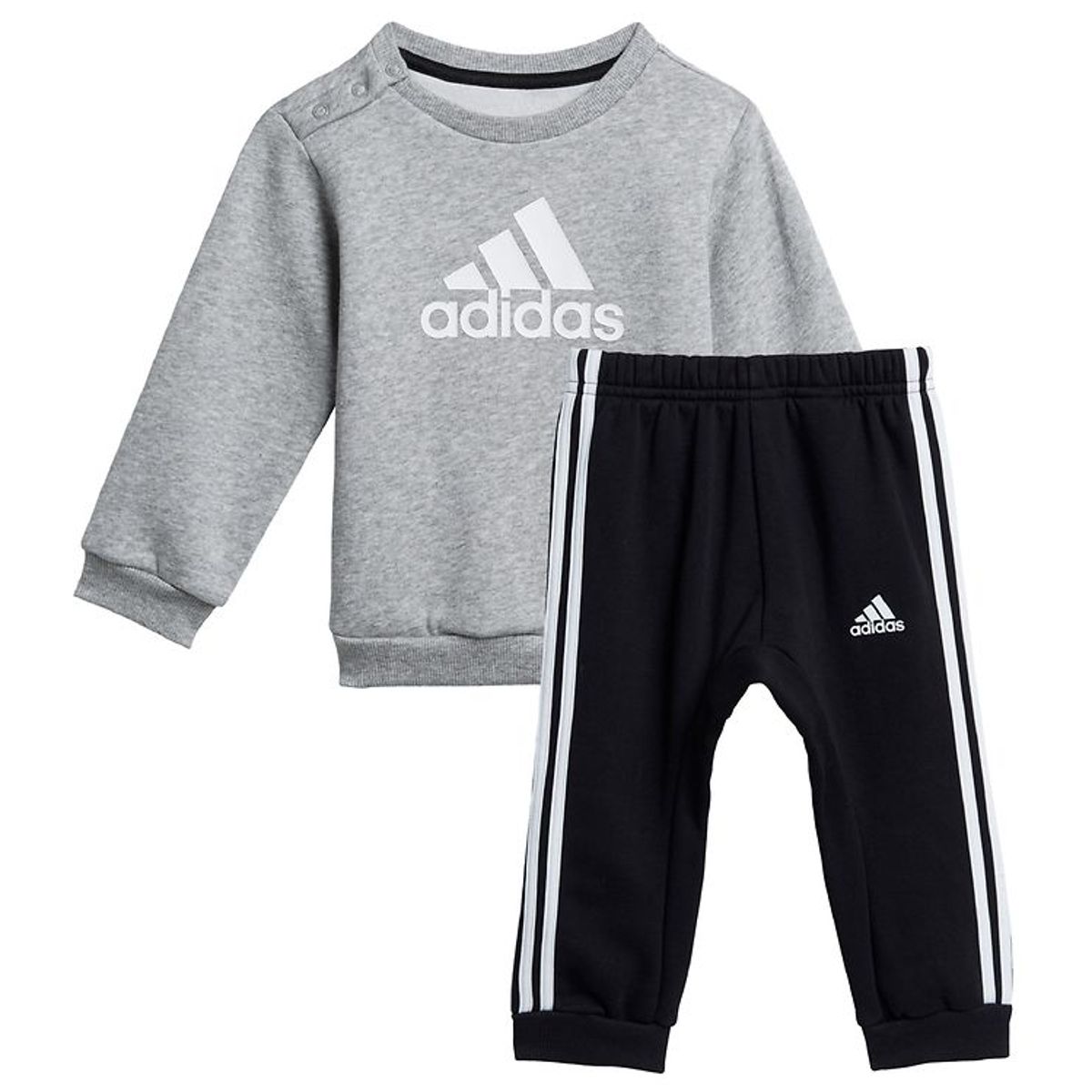 adidas Performance Sweatsæt - Bos - Gråmeleret/Hvid