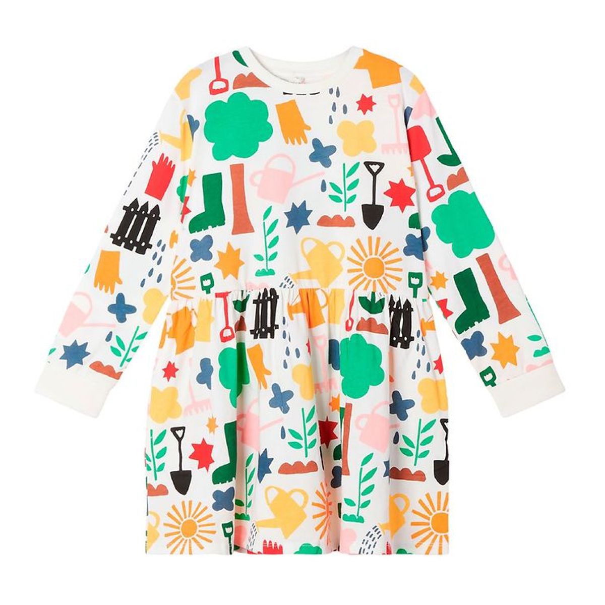 Stella McCartney Kids Kjole - Gardening - Hvid