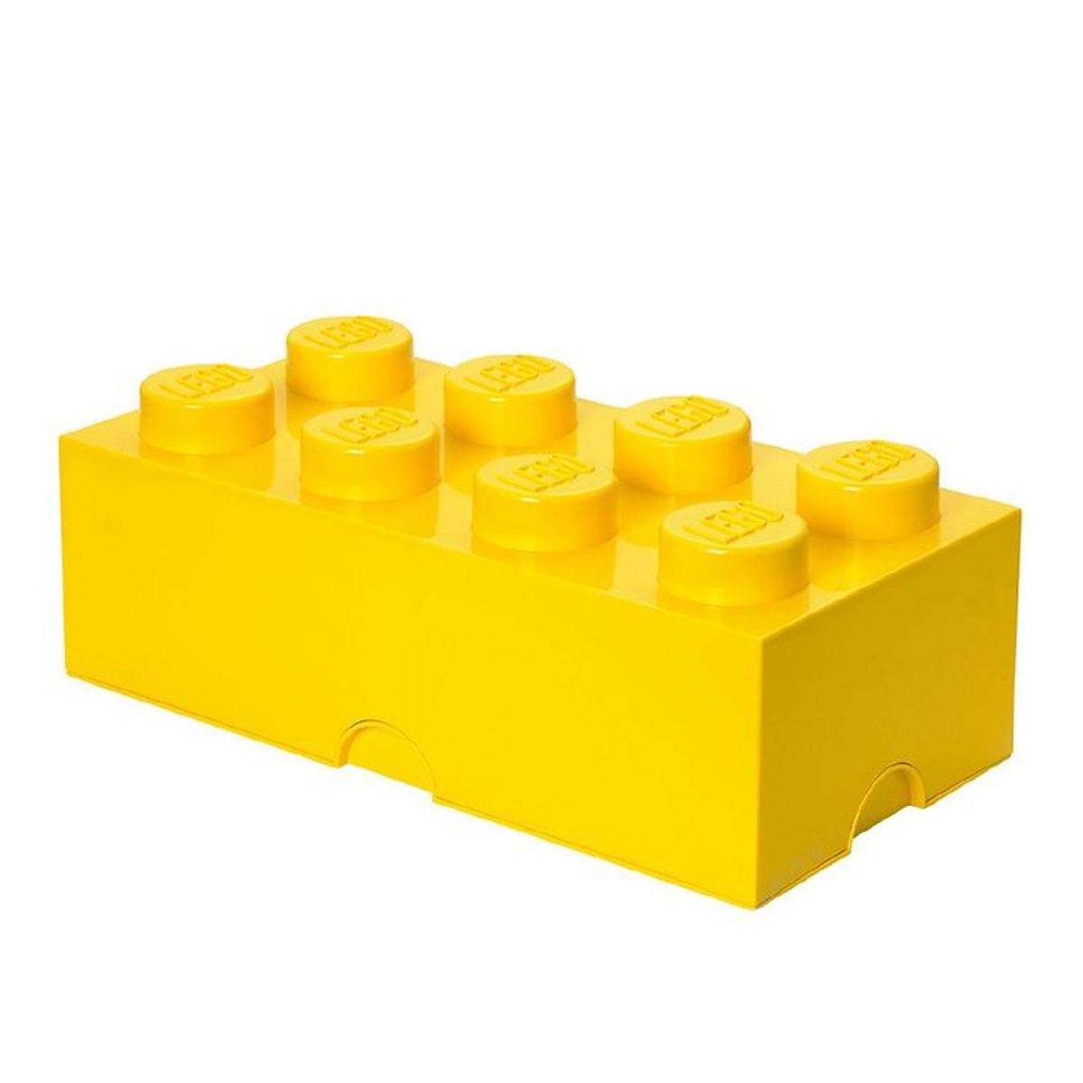 LEGO ® Storage Opbevaringsboks - 8 Knopper - 50x25x18 - Gul