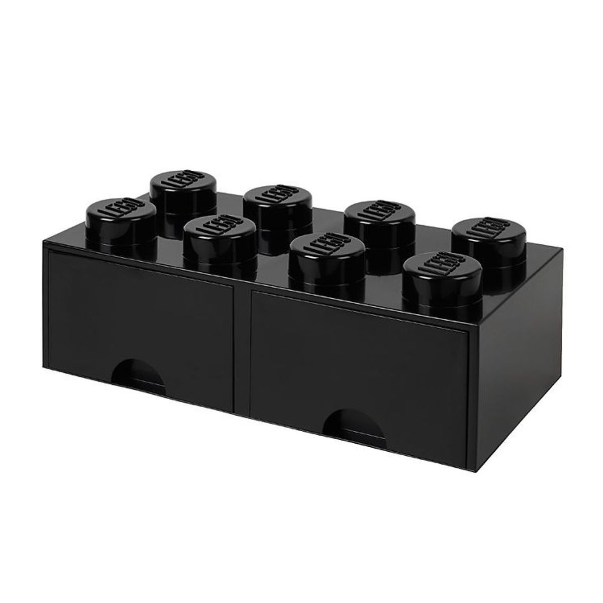 LEGO ® Storage Opbevaringsskuffe - 8 Knopper - 50x25x18 - Sort