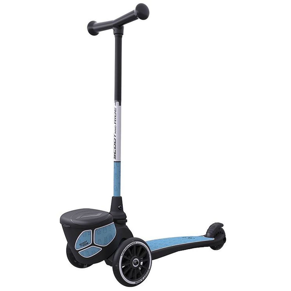 Scoot and Ride Highway Kick 2 - Reflective Steel