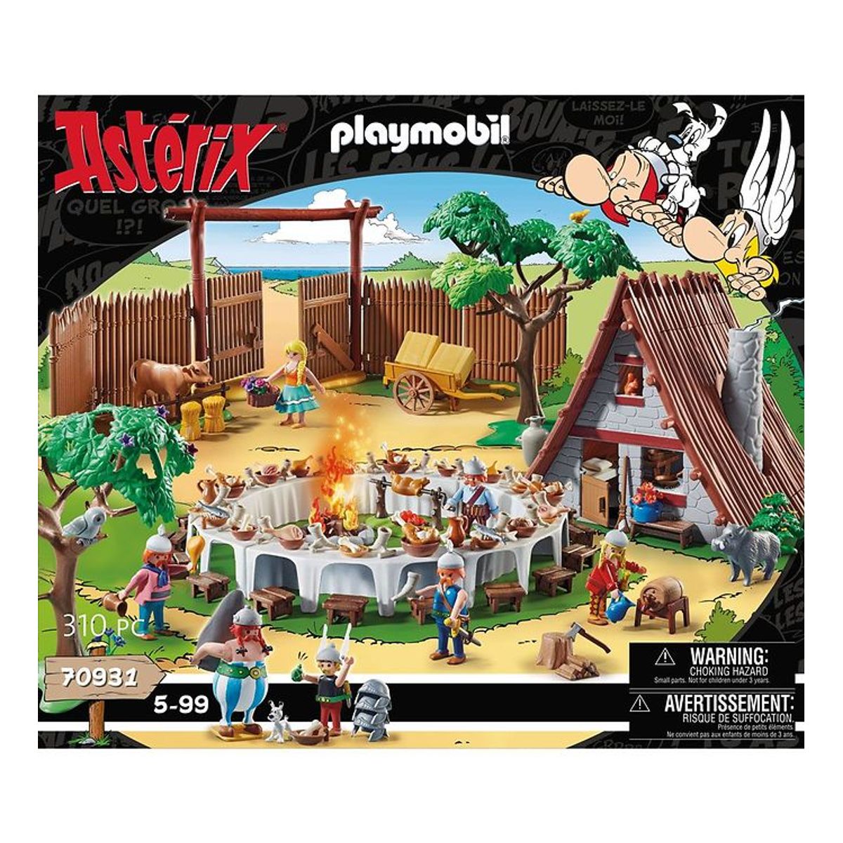 Playmobil Asterix - Den Store Landsbyfest - 70931 - 310 Dele