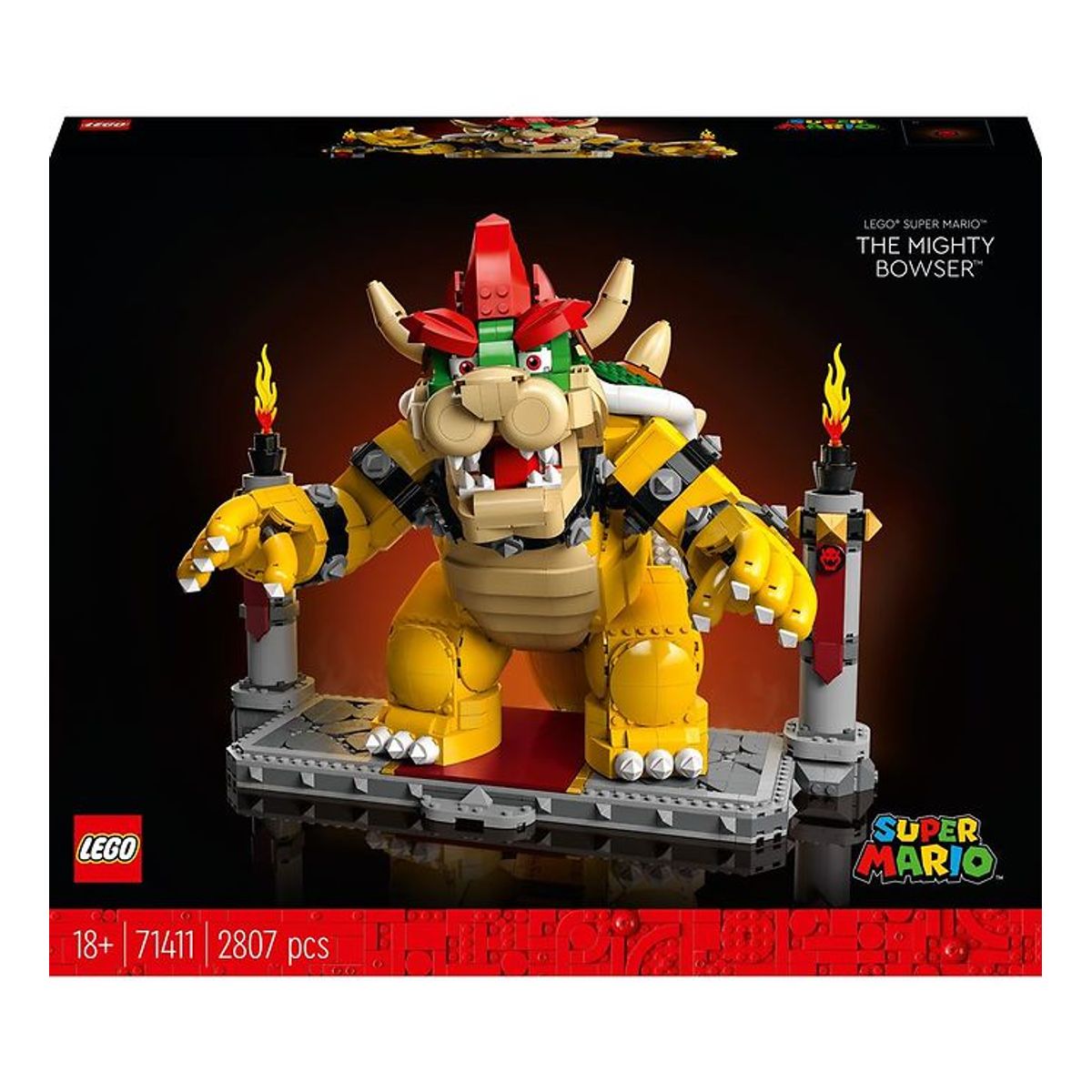 LEGO ® Super Mario - Den Mægtige Bowser 71411 - 2807 Dele