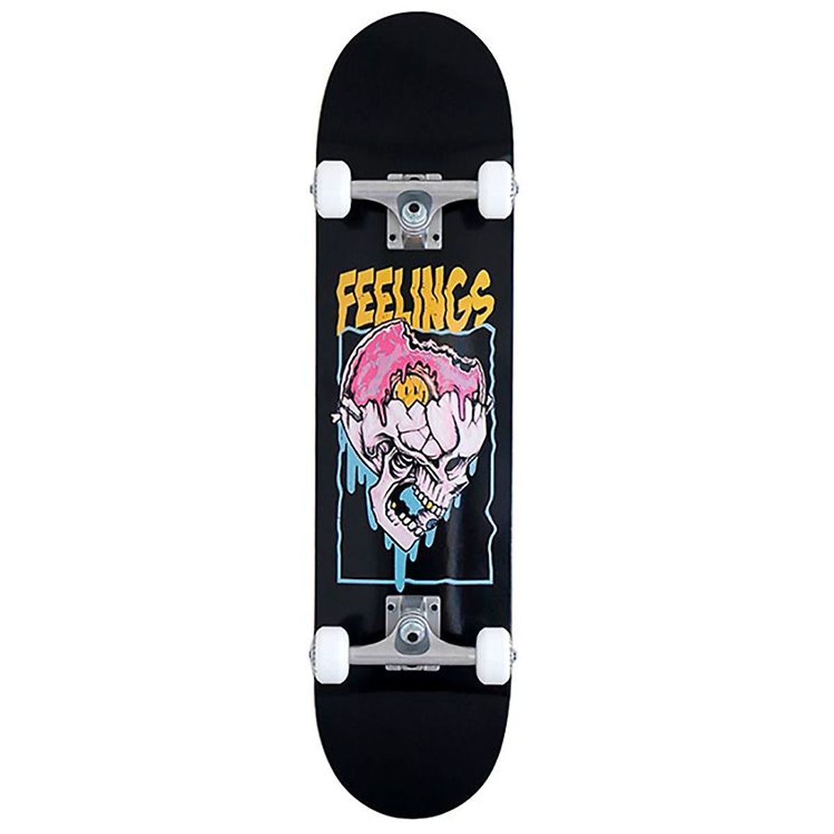 SkatenHagen Skateboard - 7.25" - Donut Skull