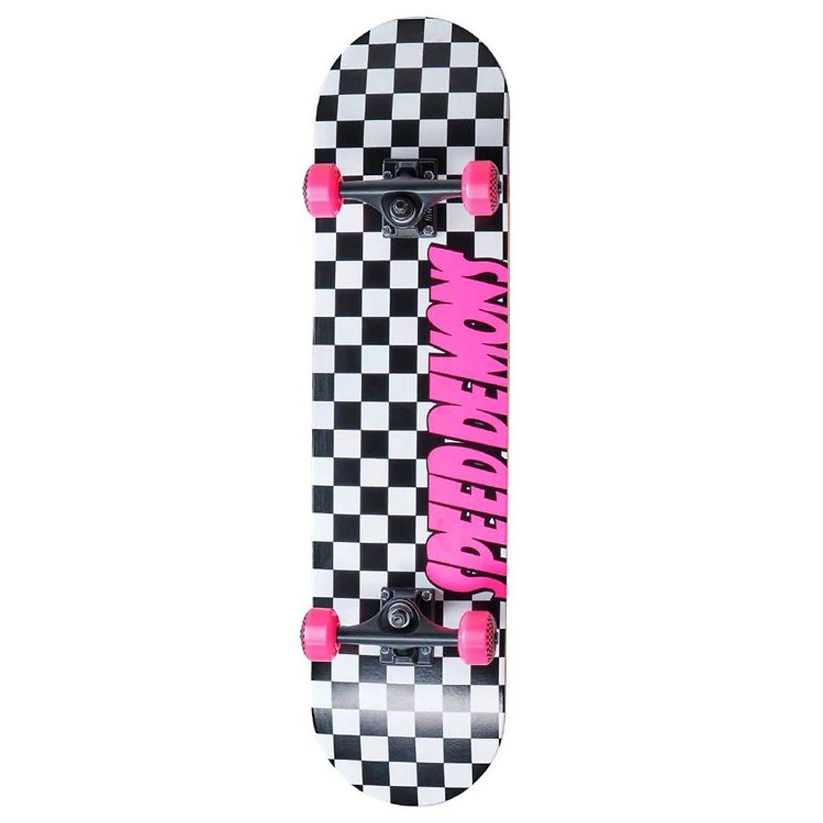 Speed Demons Skateboard - 7.75'' - Checkers Komplet - Pink