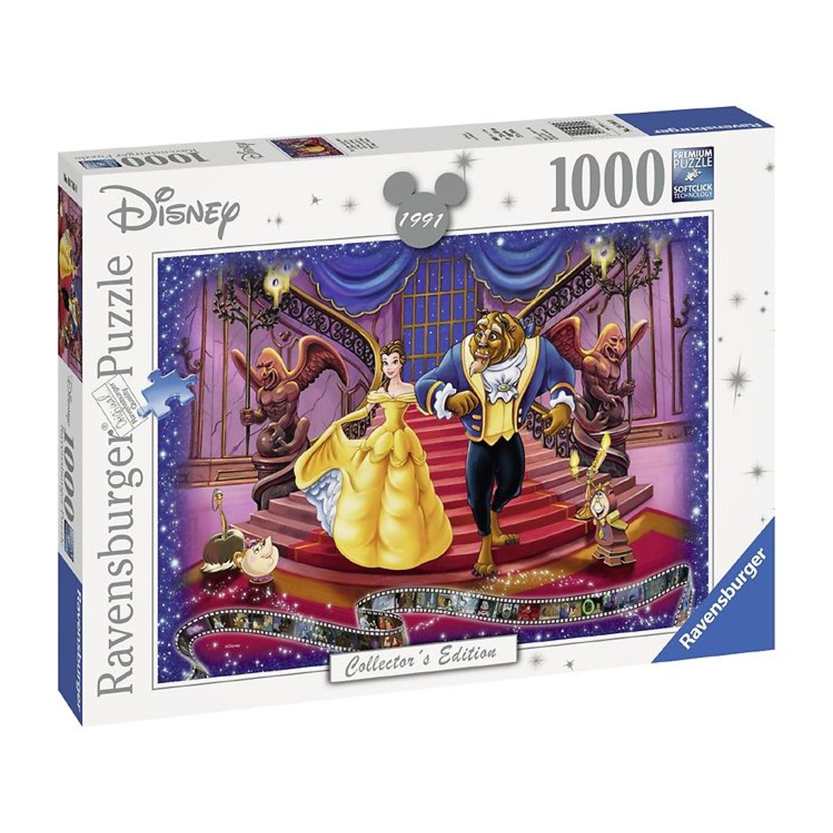 Ravensburger Puslespil - 1000 Brikker - Beauty And The Beast