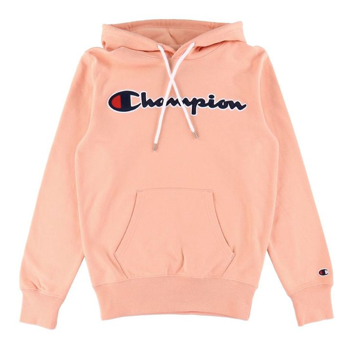 Champion Fashion Hættetrøje - Koral m. Logo