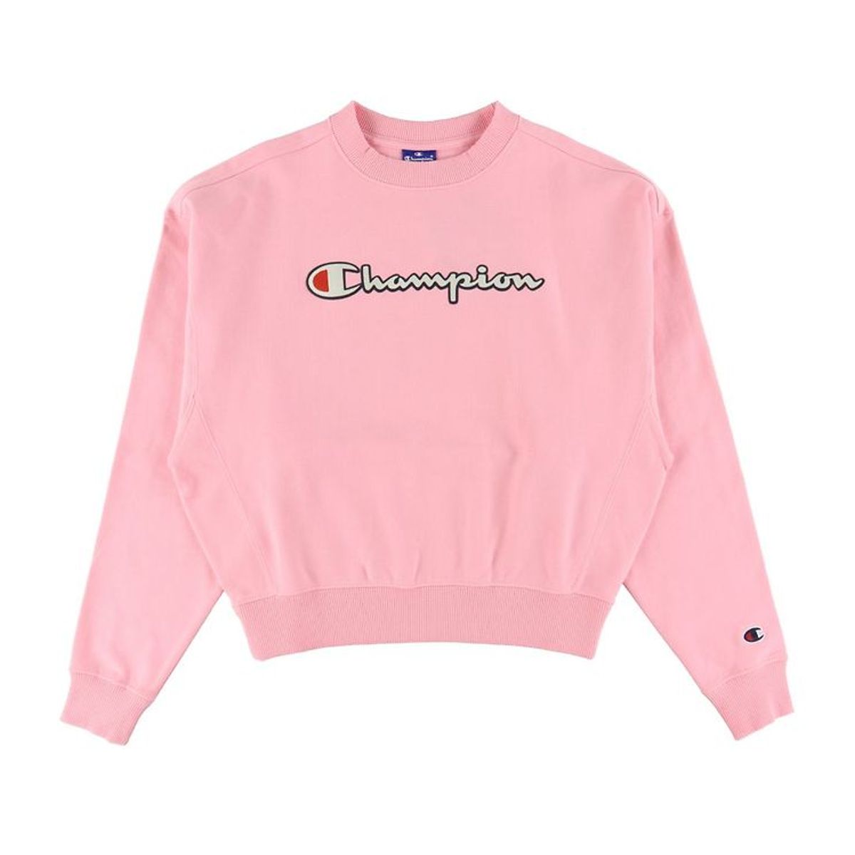 Champion Fashion Sweatshirt - Rosa m. Logo