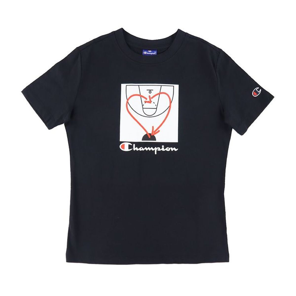 Champion Fashion T-shirt - Sort m. Print