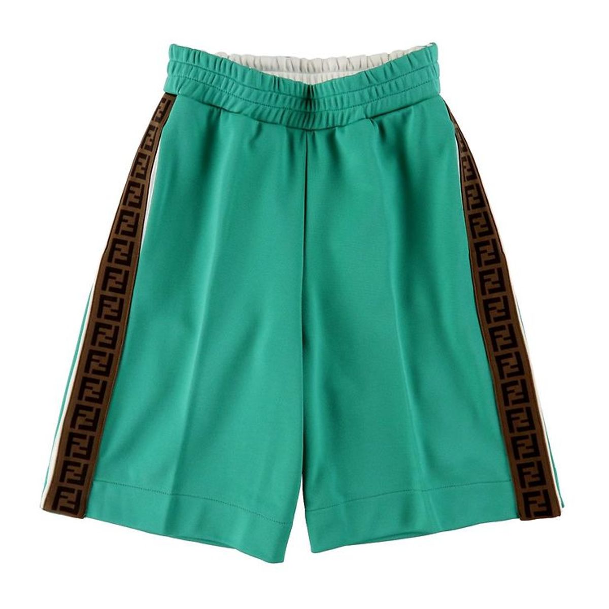 Fendi Shorts - Grøn m. Logobånd