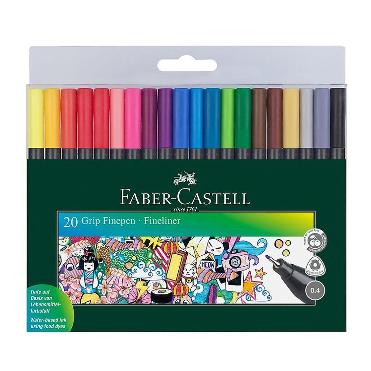 Faber-Castell Tuscher - Fineliner - 20 stk - Multi