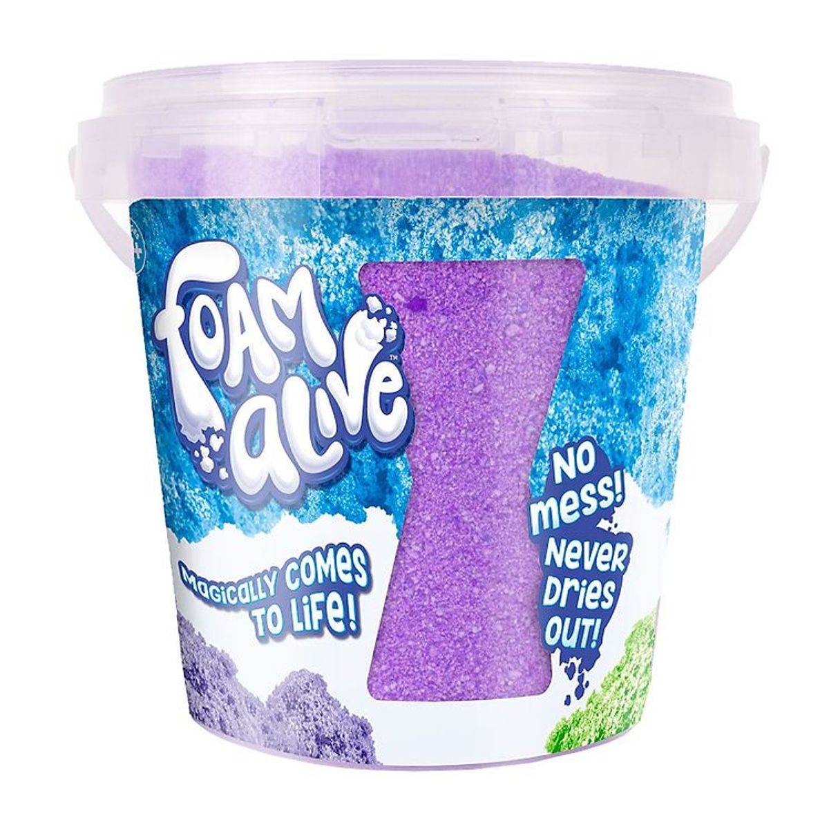 Foam Alive Spand - 200g - Lilla