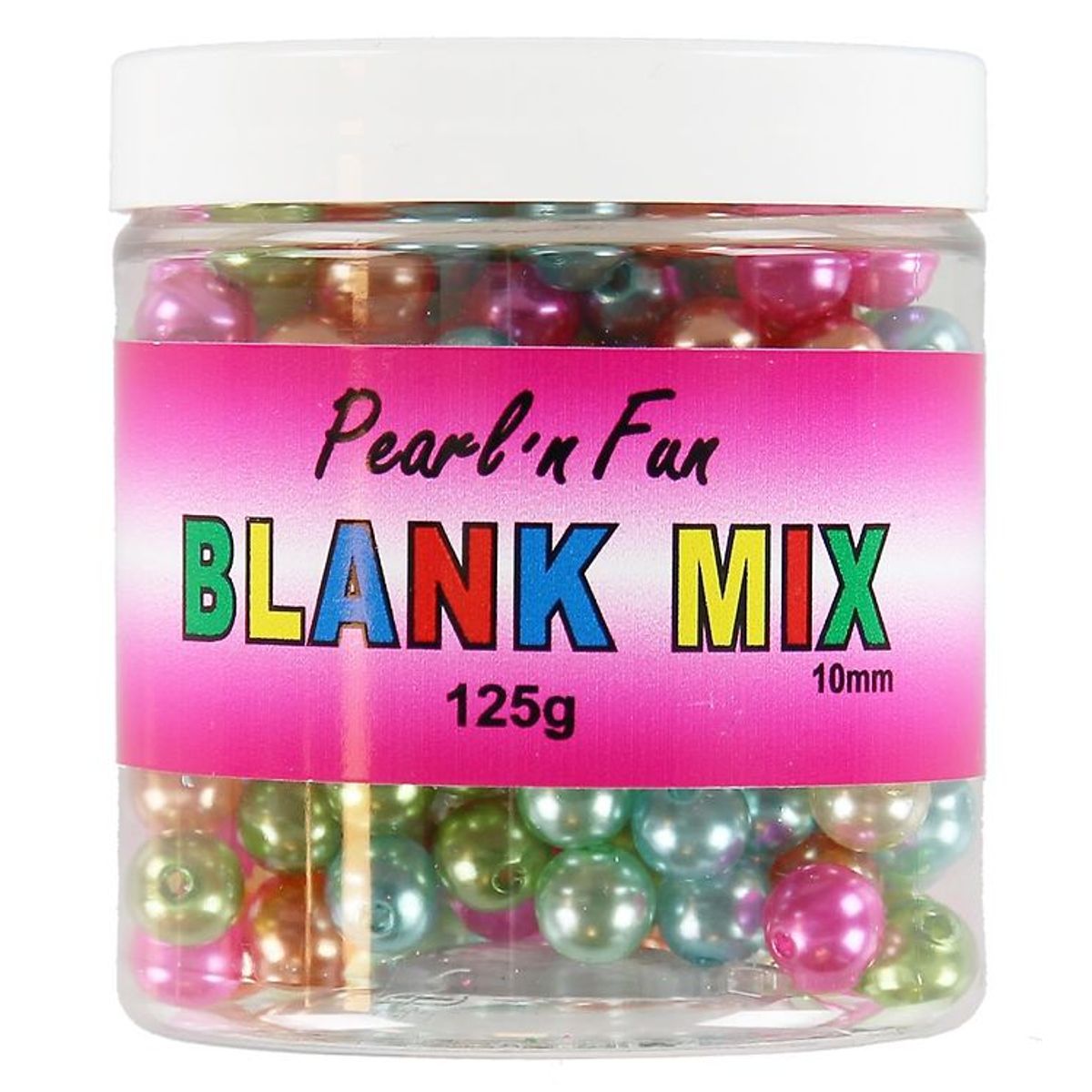 Pearl'n Fun Perler - Blank - 125 gram - Multifarvet