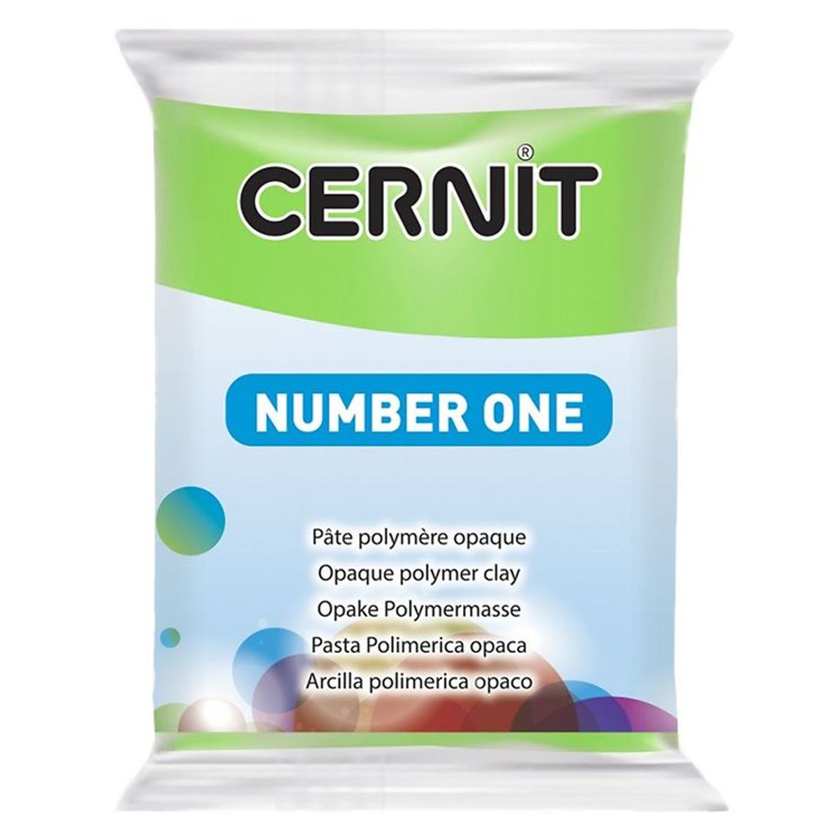 Cernit Polymer Ler - Number One - Grøn