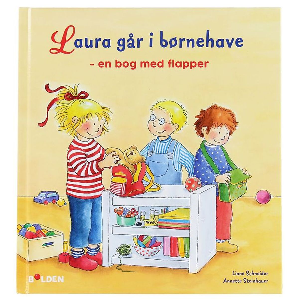 Forlaget Bolden Bog m. Flapper - Laura Går i Børnehave - Dansk