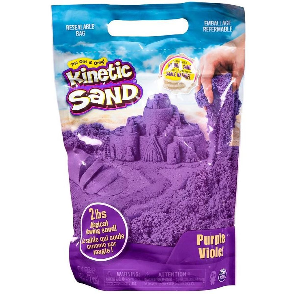 Kinetic Sand Strandsand - 900 gram - Purple Violet