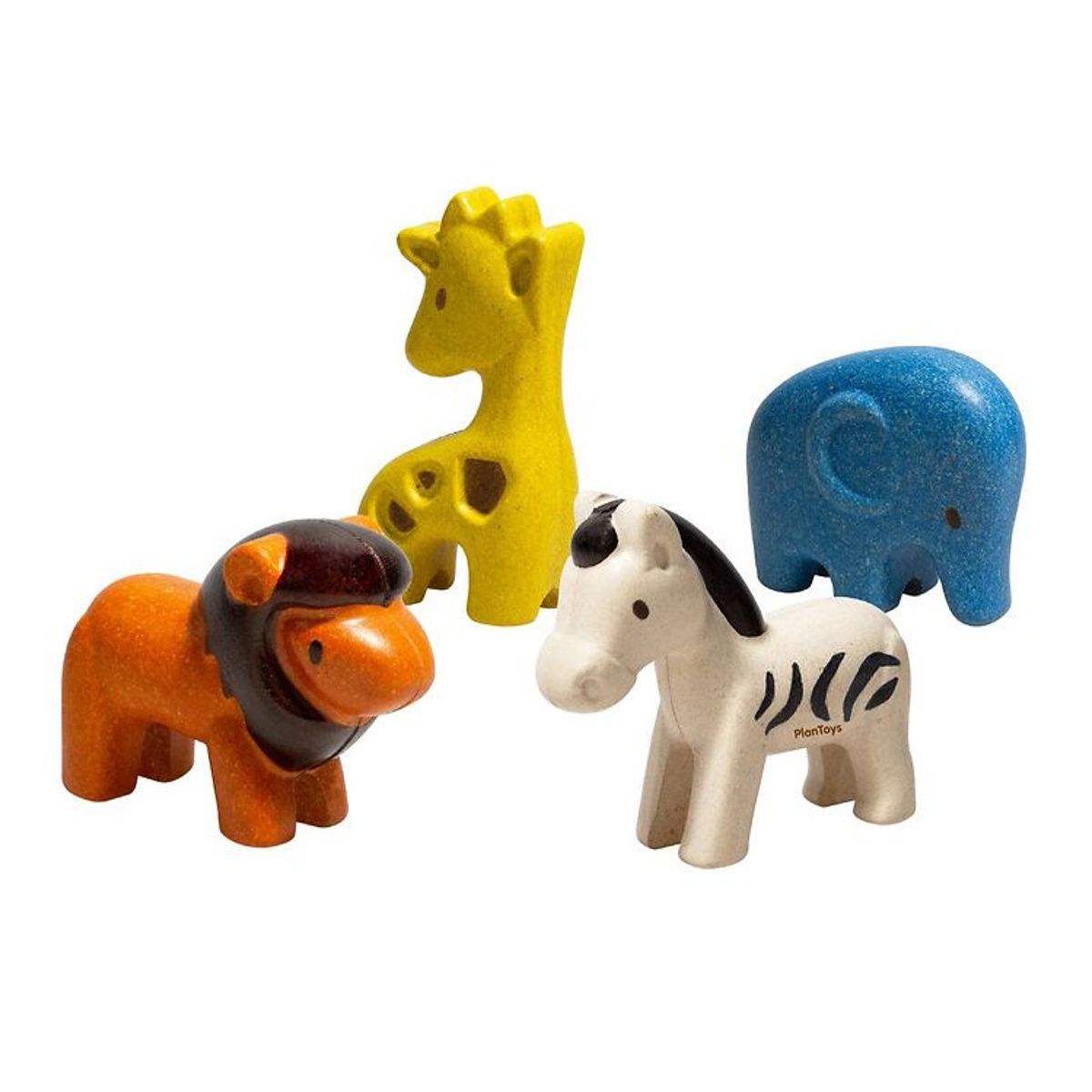 PlanToys Vilde Dyr - Multifarvet