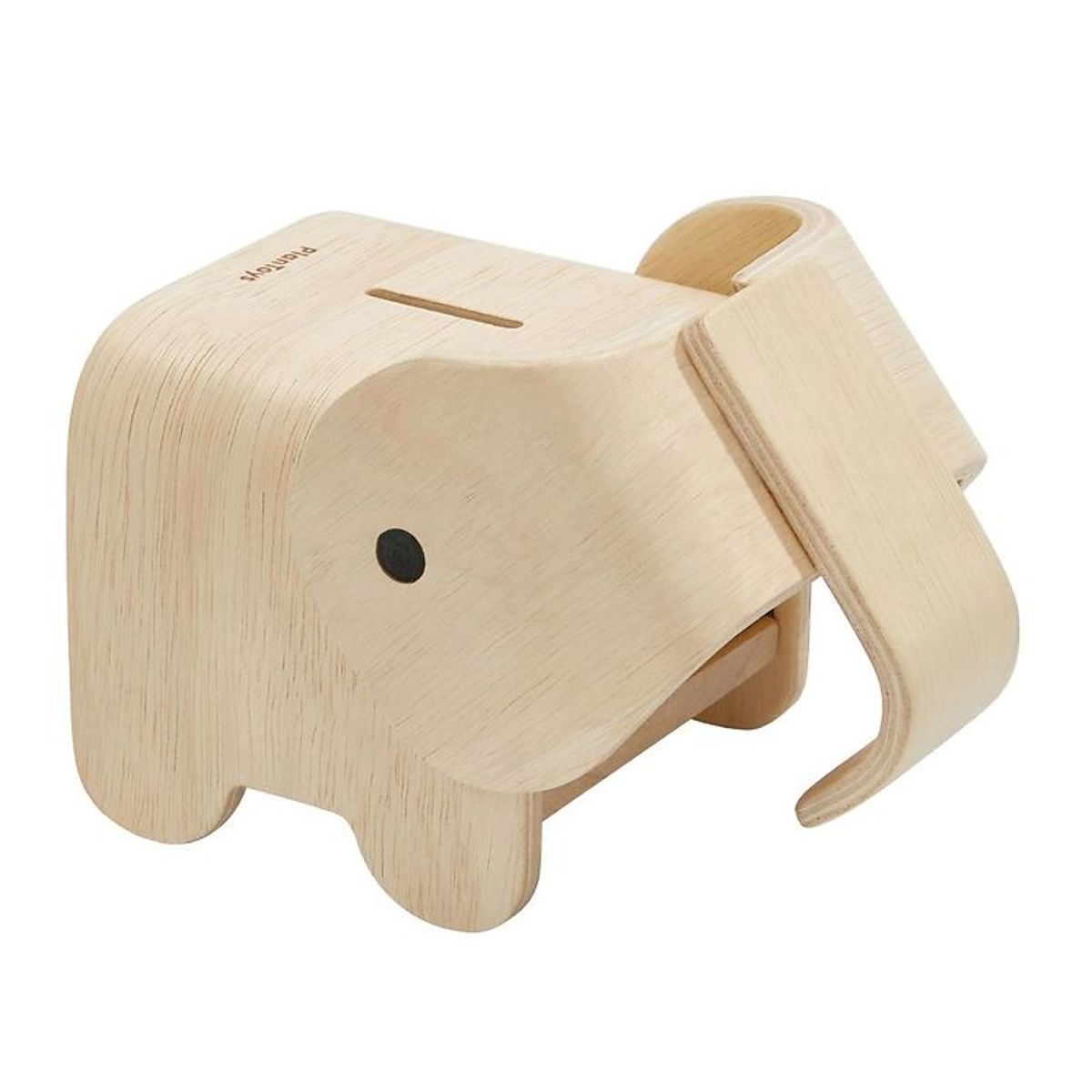 PlanToys Sparegris - Elefant - Natur