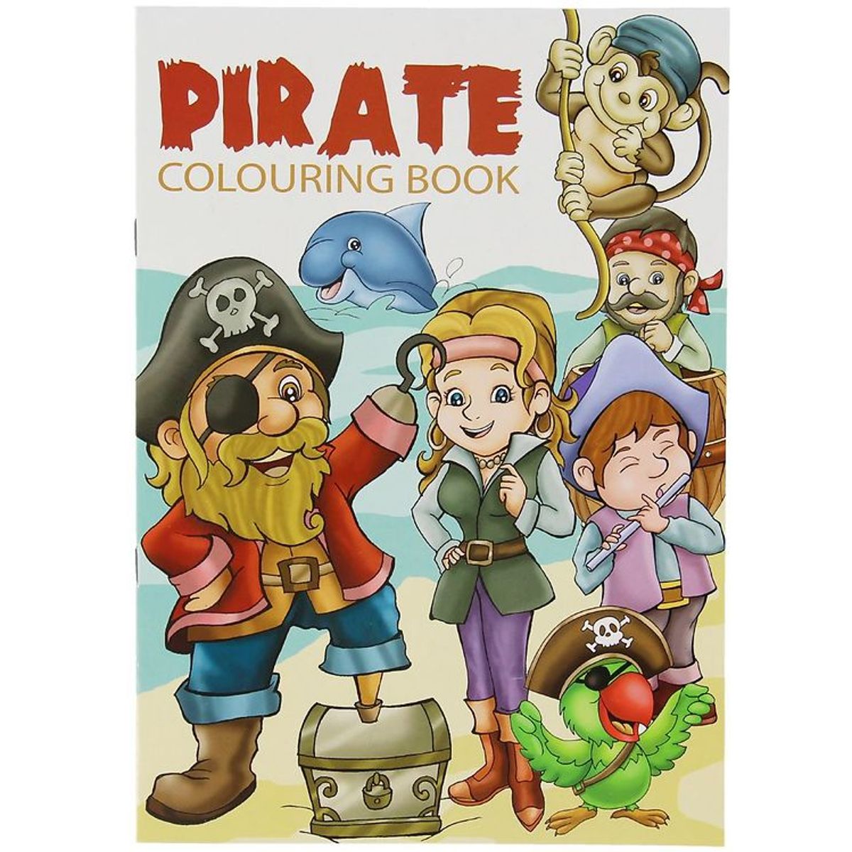 Malebog - Pirate Colouring Book - 16 Sider