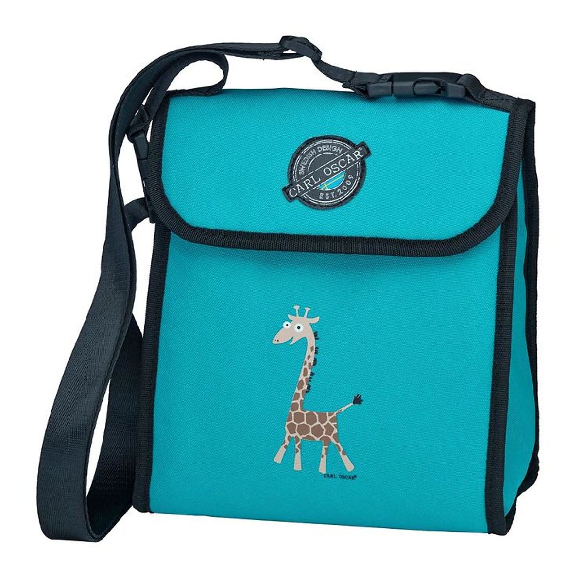 Carl Oscar Køletaske - 5 L - Turquoise Giraffe