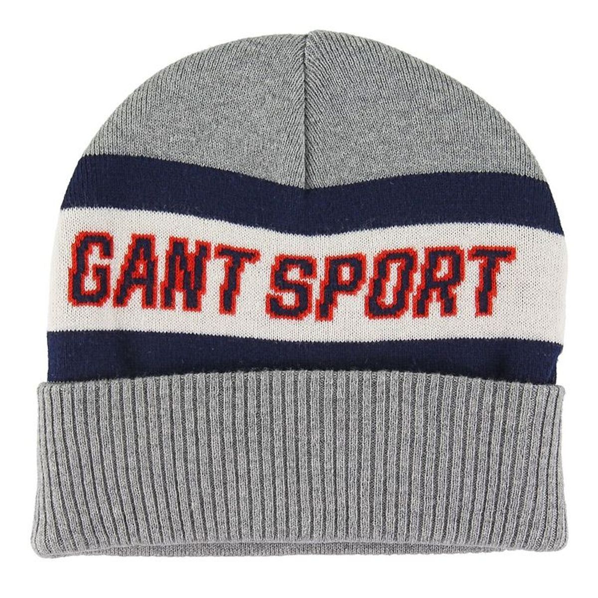 GANT Hue - Uld/Bomuld - 2-lag - Sport - Grey Melange