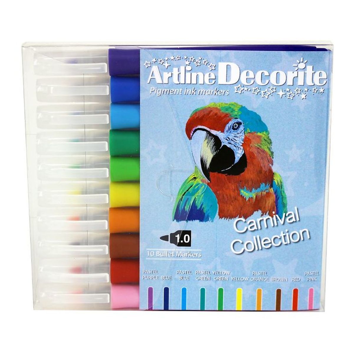 Artline Tuscher - Decorite - 10 stk. - Carnival