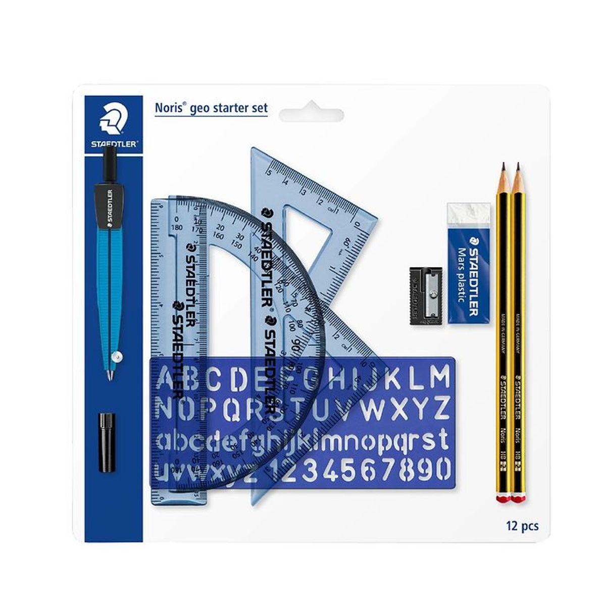 Staedtler Geometrisæt - Noris - 12 dele