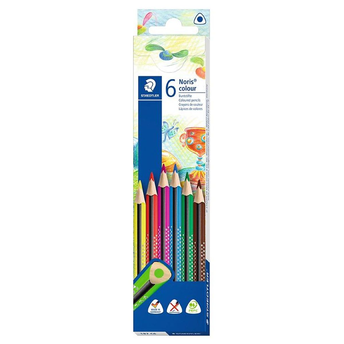 Staedtler Farveblyanter - Noris Color - 6 stk