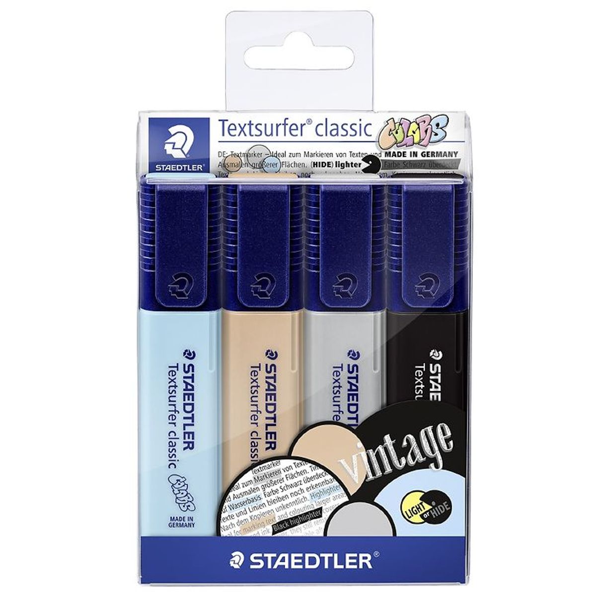 Staedtler Overstregningstuscher - 4 stk. - Vintage