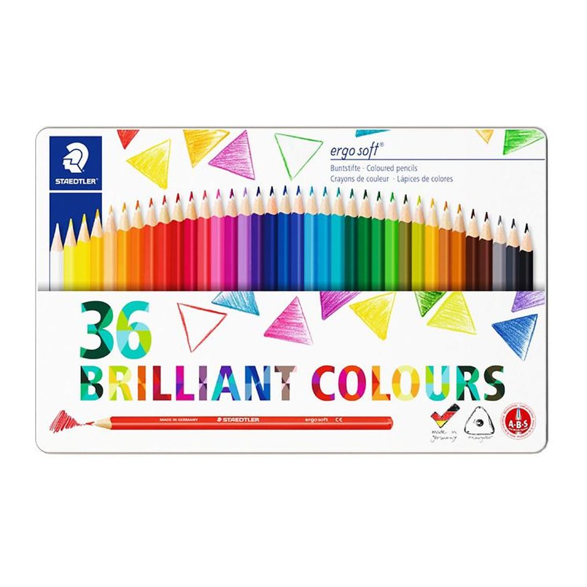 Staedtler Farveblyanter - Ergo Soft - 36 stk